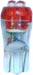 WHITE 4 point BA9 style LED replacement bulb
