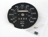 1985-1988 Ford Thunderbird 140 MPH Motorsports Replacement Face Speedometer Conversion