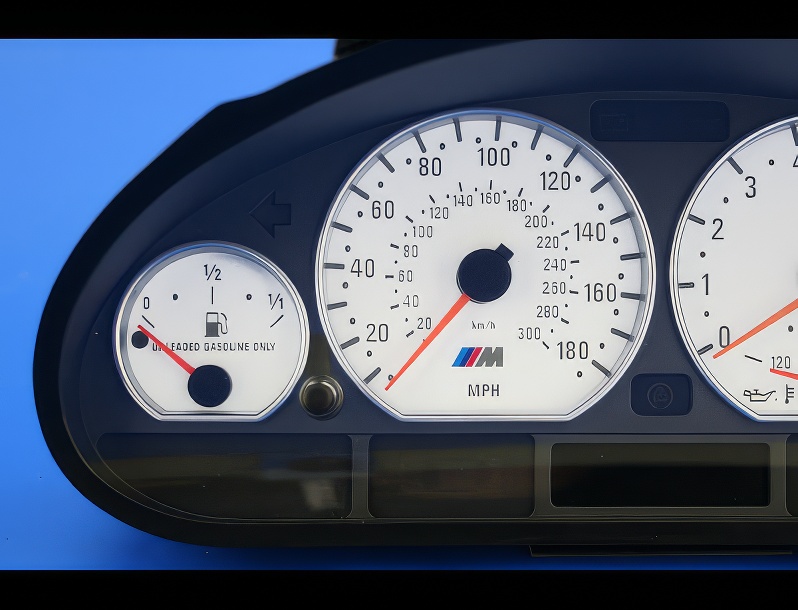 2001 2006 Bmw 3 Series E46 M3 Smg White Face Gauges
