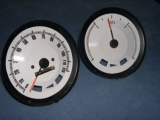 1967-1968 Pontiac Firebird White Face Gauges