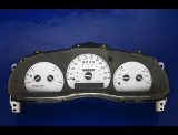 1998-1999 Kia Sephia White Face Gauges 98-99