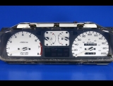 1988-1989 Honda CRX METRIC KPH KMH White Face Gauges