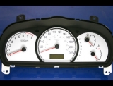 2007-2010 Hyundai Elantra METRIC KPH KMH White Face Gauges