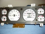1991-1996 Jeep Cherokee White Face Gauges