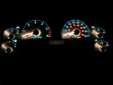 1992-1995 Jeep Wrangler White Face Gauges