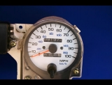 1997-1998 Mazda Protege White Face Gauges