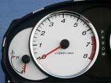 1998-2003 Mazda B3000 B4000 Truck White Face Gauges