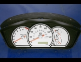 1996-1998 Mitsubishi Galant White Face Gauges