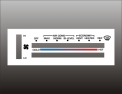 1978-1983 Chevrolet Malibu White Heater Control Overlay HVAC