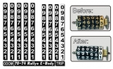 1970-1974 E-Body RALLYE Speedometer Odometer Refresh Kit