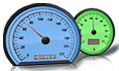 Check available face colors for 2003-2006 Chevrolet Avalanche GAS White Face Gauges