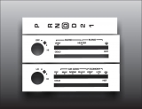 1982-1989 Chevrolet Camaro White Heater Control Overlay HVAC