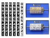 1968-1970 Dodge Charger Coronet B-Body Rallye Odometer Refresh Kit
