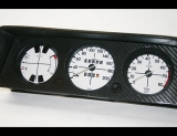 1973-1976 BMW 2002 METRIC KMH White Face Gauges 73-76 KM/H