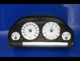 1989-1995 BMW E34 METRIC 5 Series White Face Gauges KMH KPH