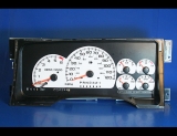 1999-2000 Cadillac Escalade 120 Mph White Face Gauges