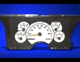 1992-1994 Chevrolet Blazer Non-Tach White Face Gauges