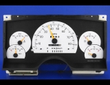 1994 Chevrolet S10 S15 White Face Gauges
