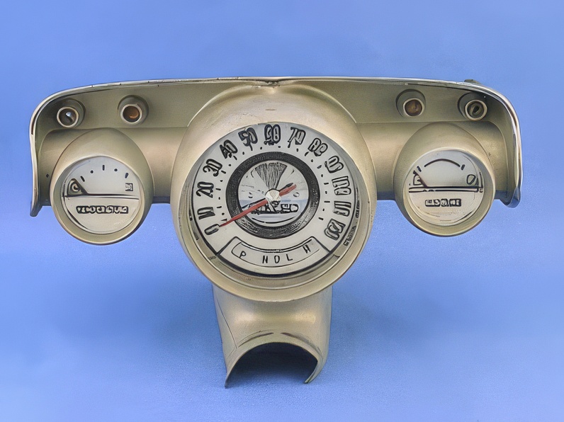Intellitronix 1957 Bel Air Digital Dash Panel – Blue LED Gauges (DP1102B)