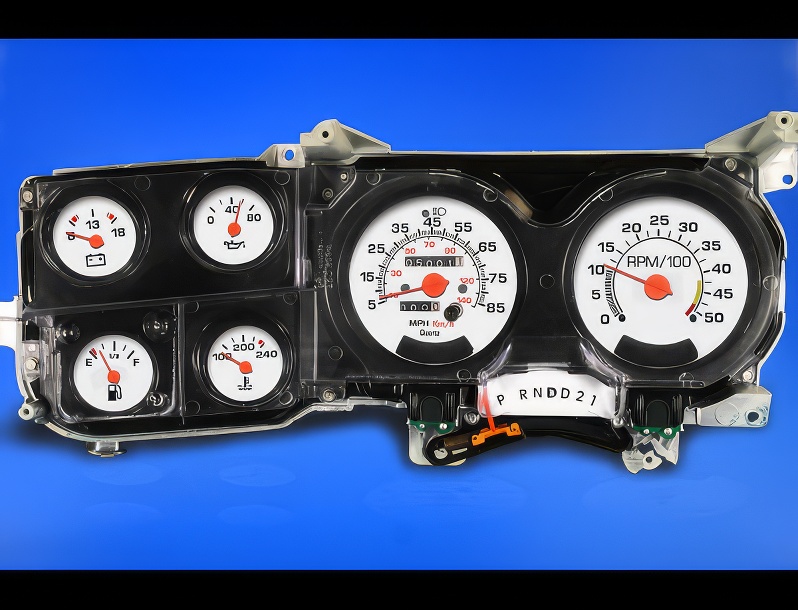 click here for Chevrolet white gauges