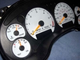 2000-2005 GMC S10 Jimmy TACH MANUAL White Face Gauges