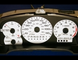 1995-1999 Chevrolet Cavalier Z24 Automatic White Face Gauges
