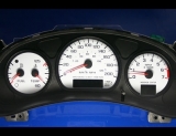 2000-2005 Chevrolet Impala METRIC KPH KMH White Face Gauges