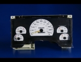 1995-1997 Chevrolet Blazer Non Tach White Face Gauges