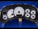 2000-2002 GMC Sierra 2500HD Duramax Diesel White Face Gauges