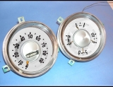 1953-1955 Chevrolet Truck White Face Gauges