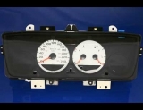 2003-2005 Dodge Neon Metric KPH KMH White Face Gauges