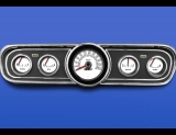 1966 Ford Mustang METRIC KPH KMH White Face Gauges