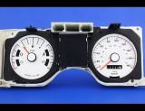 1978-1980 Ford Fairmont 180 KMH METRIC KPH White Face Gauges