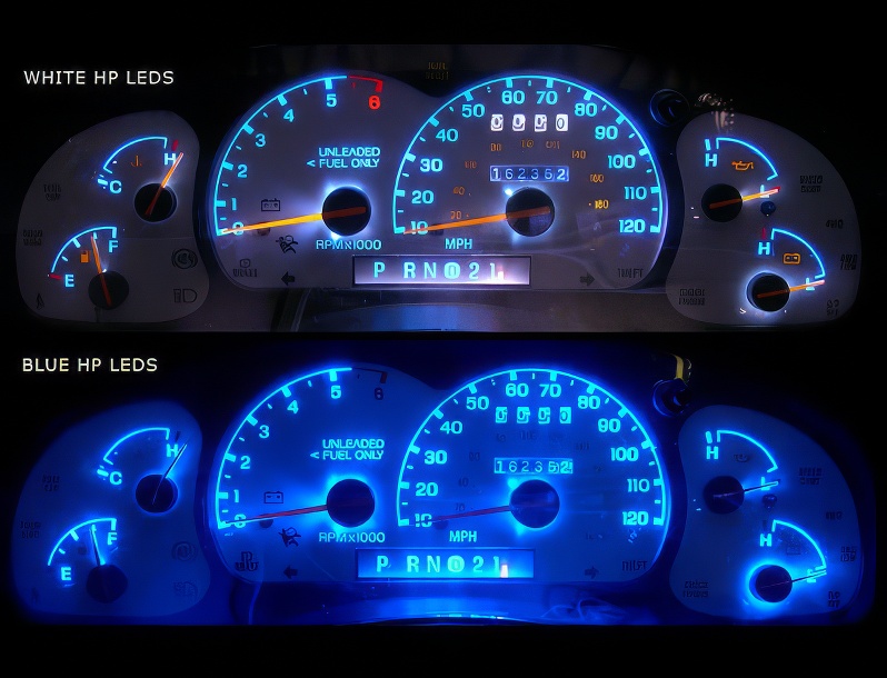 1995 Ford Explorer Ranger Tach White Face Gauges - Whitegauges.net