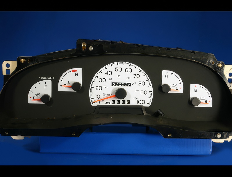 Ford f250 white face gauges #3