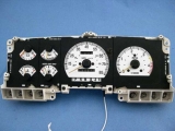 1987-1991 Ford Truck White Face Gauges