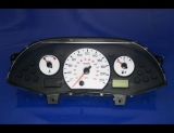 2006-2007 Ford Focus METRIC KMH KPH White Face Gauges