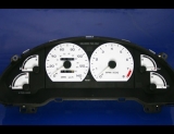 1993-1997 Ford Probe GT White Face Gauges