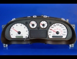 2004-2009 Ford Ranger METRIC KPH KMH White Face Gauges