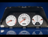 1987-1989 Honda Accord White Face Gauges