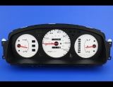 1992-1995 Honda Civic Non-Tach White Face Gauges