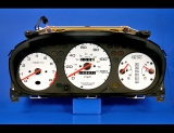 1996-2000 Honda Civic EX LX White Face Gauges