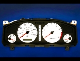 2000-2002 Infiniti G20 No Screw Holes White Face Gauges