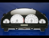 2003-2004 Jaguar S Type MPH White Face Gauges