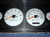1996-1998 Jeep Grand Cherokee White Face Gauges