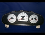 1998-2000 Kia Sportage METRIC KPH KMH White Face Gauges