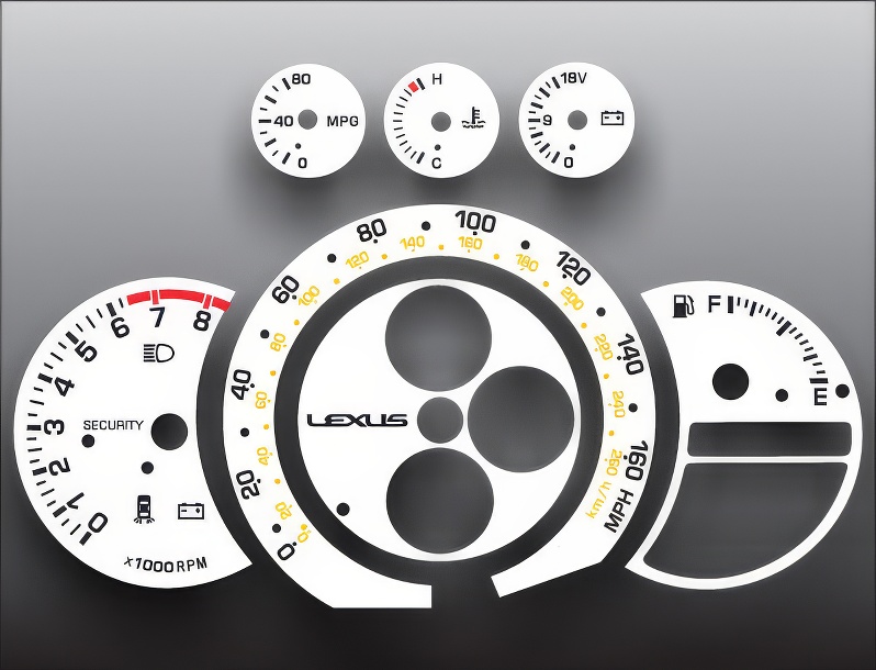 For Lexus IS300 01-05 27-Pack LED Dashboard Gauge Cluster White Lights Bulbs