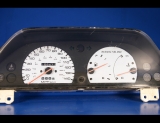 1990-1994 Mazda Protege White Face Gauges