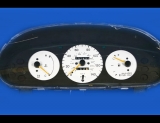 1995-1996 Mazda Protege DX LX Auto White Face Gauges