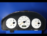 1997-1998 Mazda Protege Non-Tach White Face Gauges